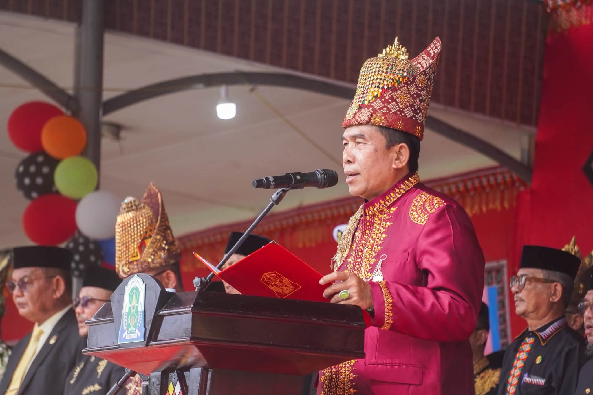 Pimpin Upacara HUT ke-27 Simeulue, Bupati Monas Paparkan Capaian Pembangunan