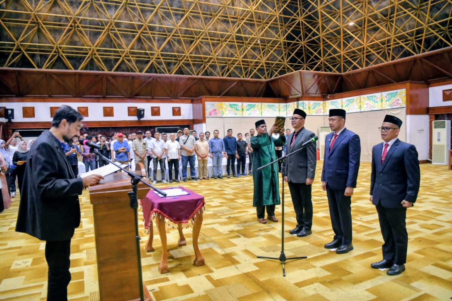 Targetkan Kinerja Cepat dan Anggaran Terserap,  Gubernur Aceh Lantik Tiga Pejabat SKPA