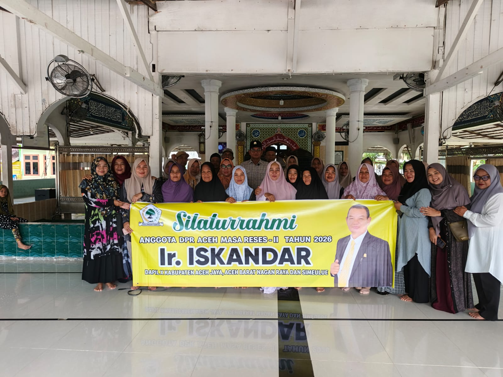 Ir. Iskandar DPRA Reses di Air Dingin : Warga Minta Gerai Souvenir Khas Simeulue dan Dukungan UMKM