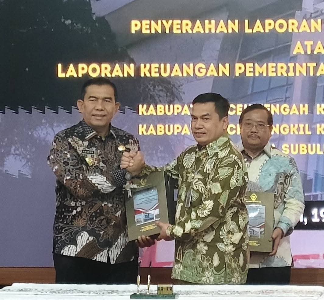 BPK Beri WTP ke-11 Kepada Bupati Simeulue : Tata Kelola Keuangan Jadi Teladan