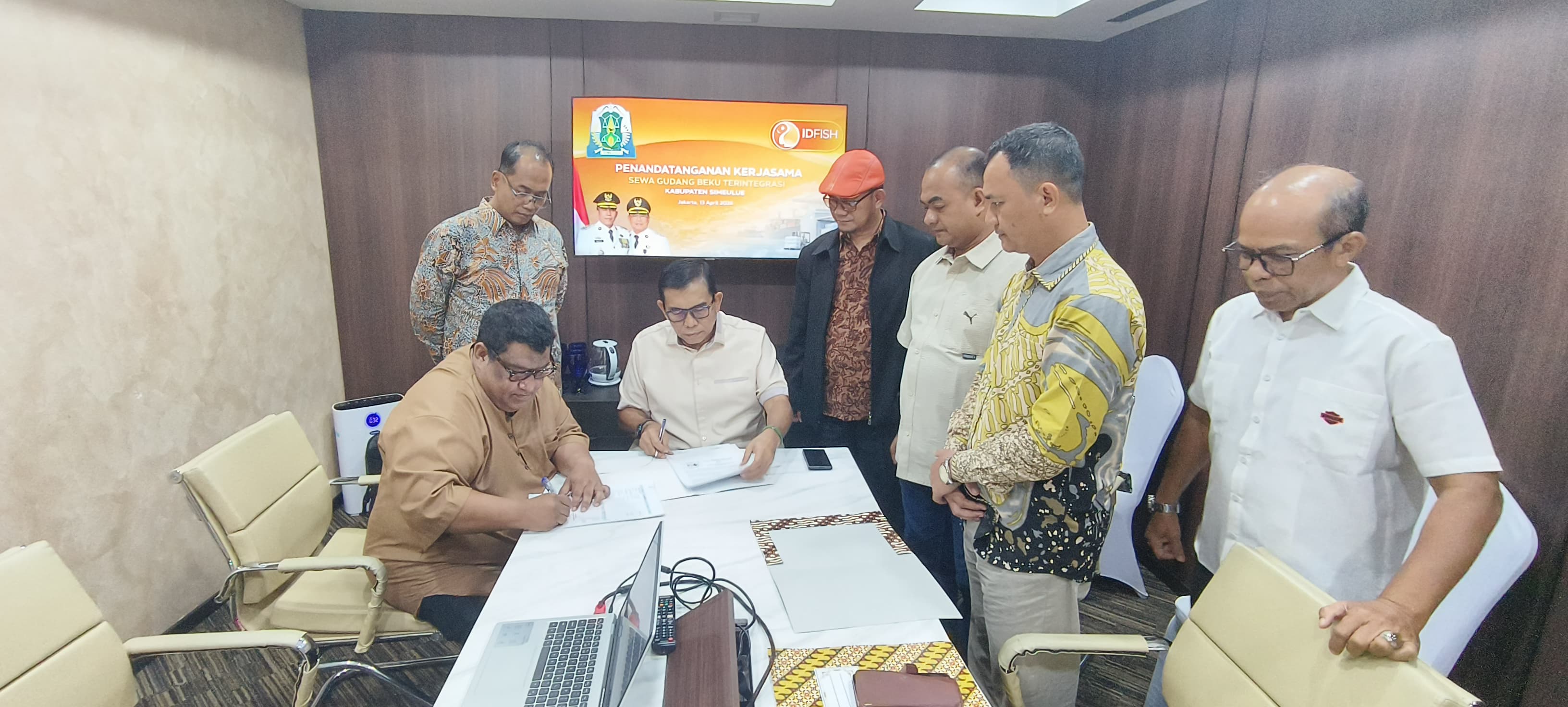 Tingkatkan PAD dan Wujudkan Program Ekonomi Biru, Pemkab Simeulue Kerja Sama dengan  PT. Usaha Mina Merauke
